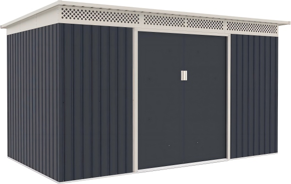 LYON 900 Full-Capacity Steel Garden Shed Series
