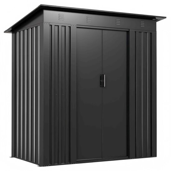 PORTO 220 Compact steel shed for small garden storage