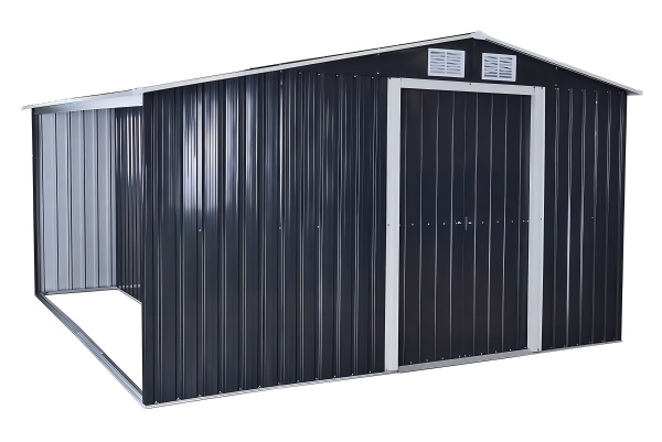 RENO 1000 Steel firewood & storage shed